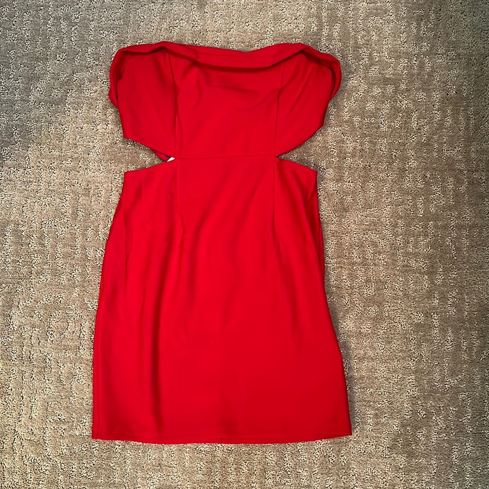 ALASKA STRAPLESS MINI DRESS